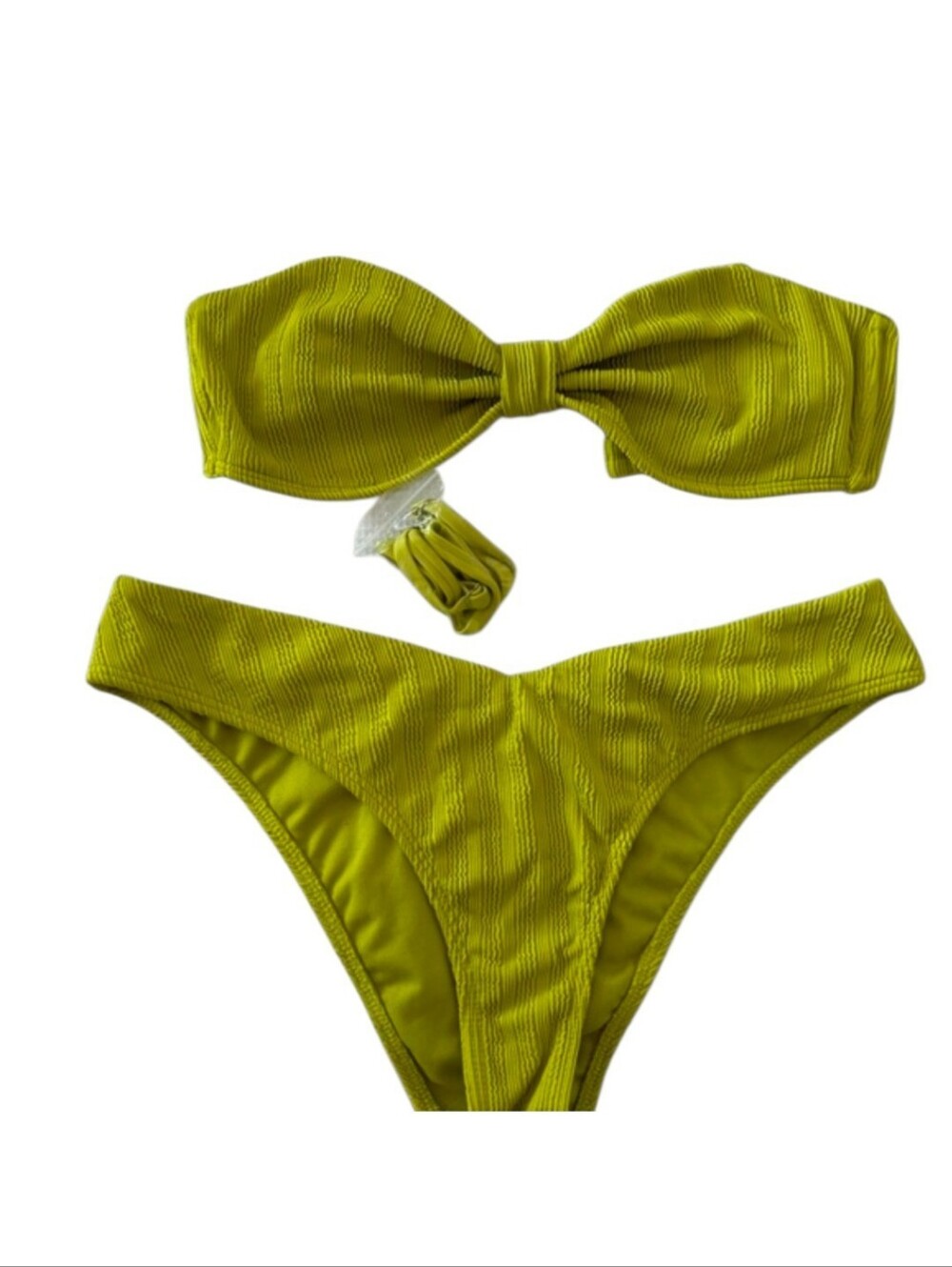 Abercrombie & Fitch S/M Ribbed Bikini Swimsuit Removable Straps